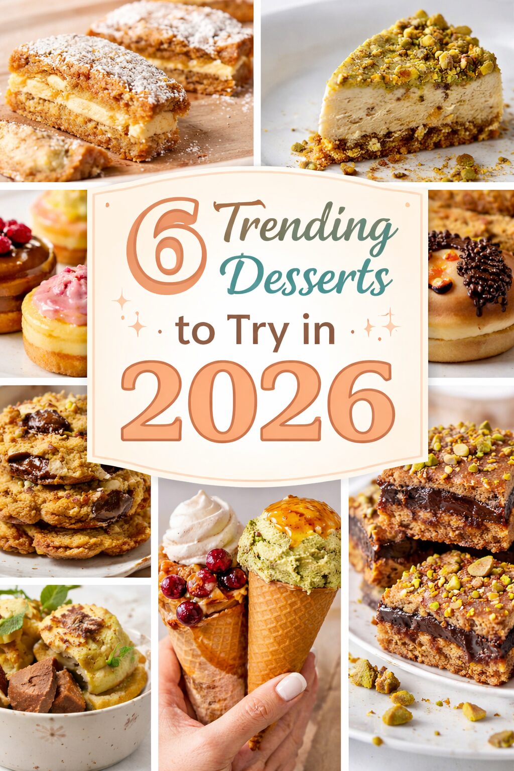 yummy cupcake with pink frosting and pistachios and gooey piece of cake on plate