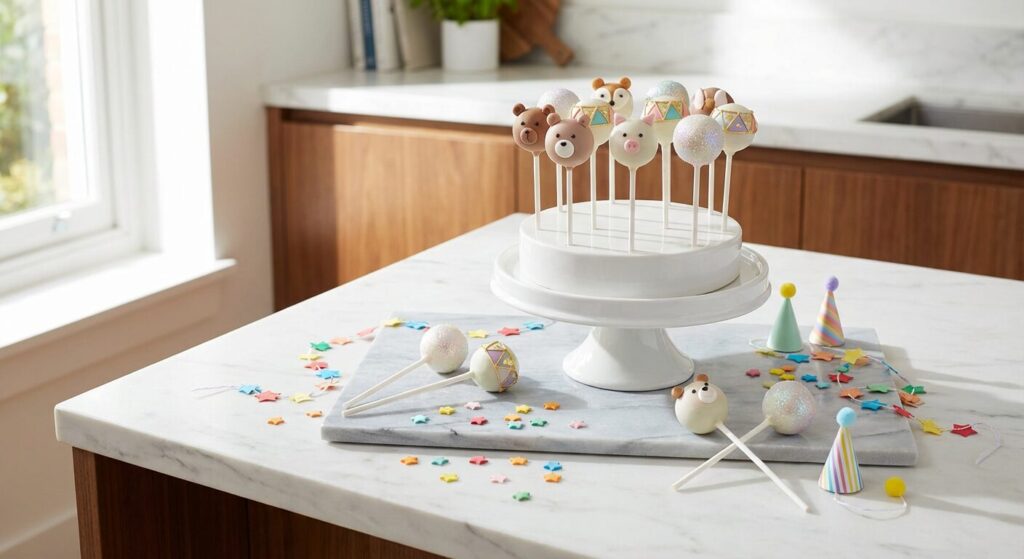 cute cake pops variety